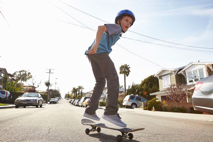 Skateboarding skateboard