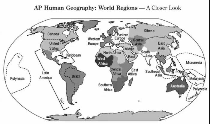 Ap world history regions map quiz