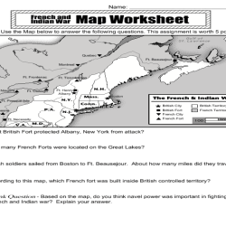 French and indian war worksheet answer key