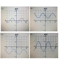 Which graph represents a function with an initial value of